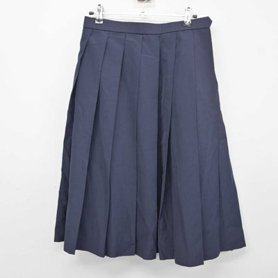 【中古】埼玉県 上尾中学校 女子制服 2点 (ニットベスト・スカート) sf047142