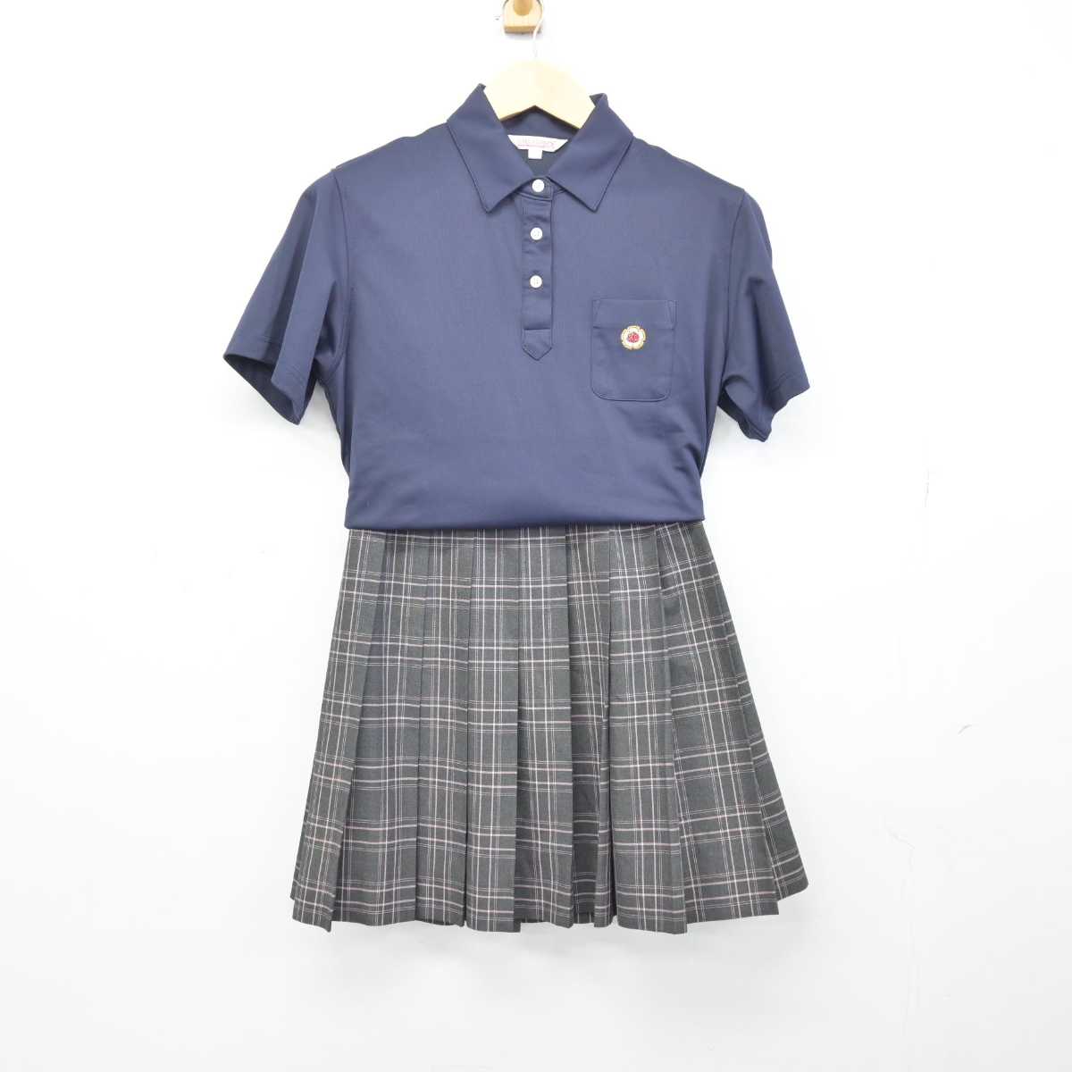 【中古】東京都 淑徳SC中等部高等部 女子制服 3点 (シャツ・スカート) sf047149