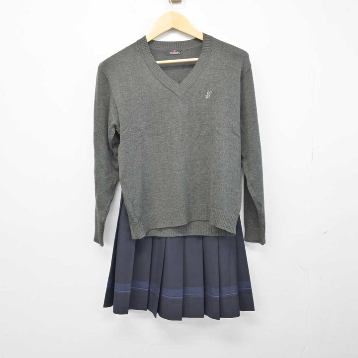 【中古】静岡県 駿河総合高等学校 女子制服 4点 (ブレザー・ニット・スカート) sf047156 | 中古制服通販パレイド