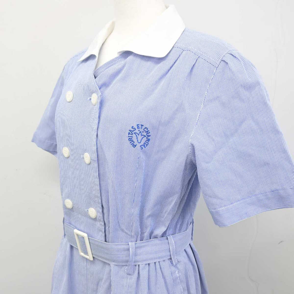 【中古】兵庫県 百合学院高等学校 女子制服 1点 (ワンピース) sf047160