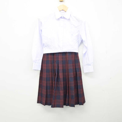 【中古】千葉県 木更津市立岩根中学校 女子制服 3点 (シャツ・シャツ・スカート) sf047162