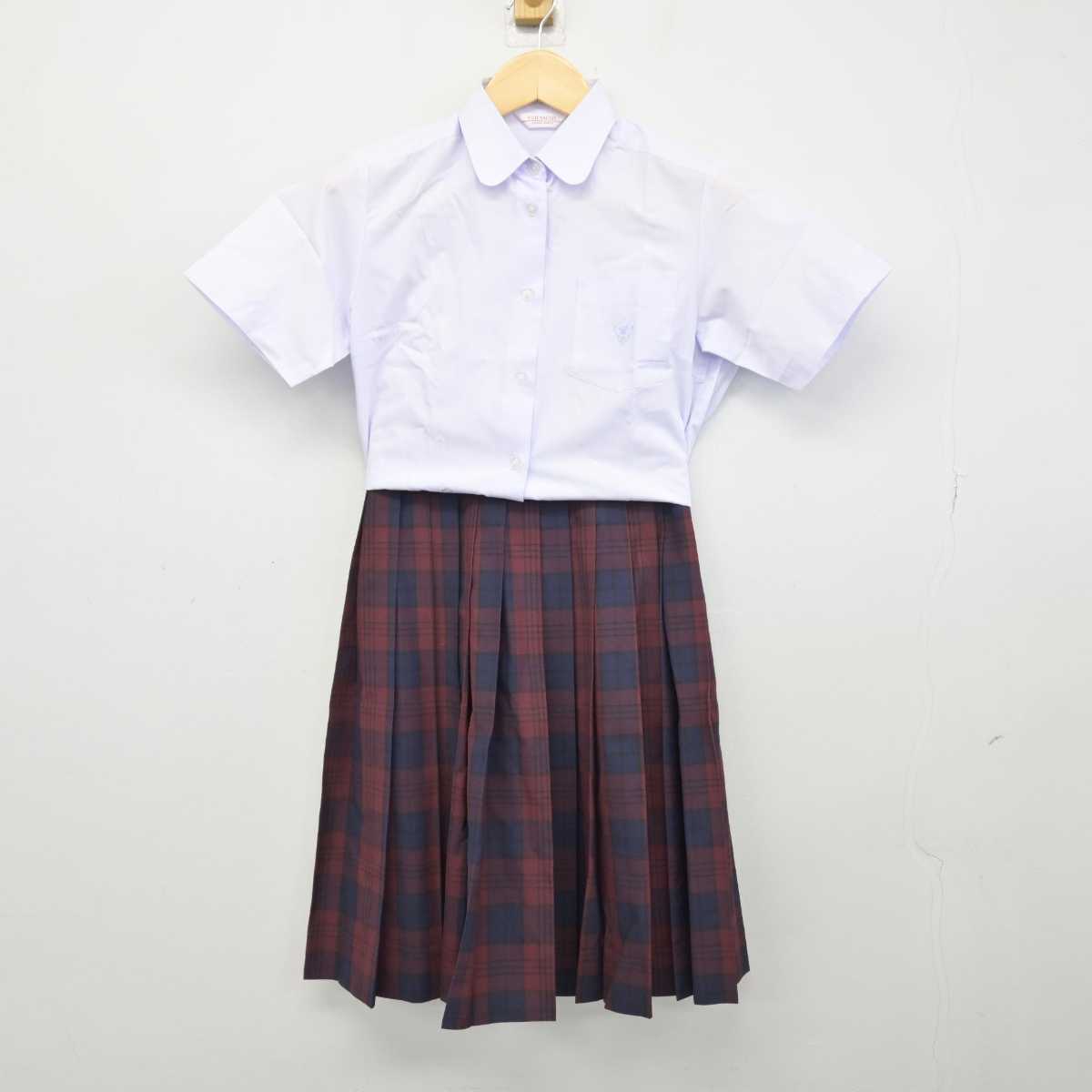 【中古】千葉県 木更津市立岩根中学校 女子制服 3点 (シャツ・シャツ・スカート) sf047162