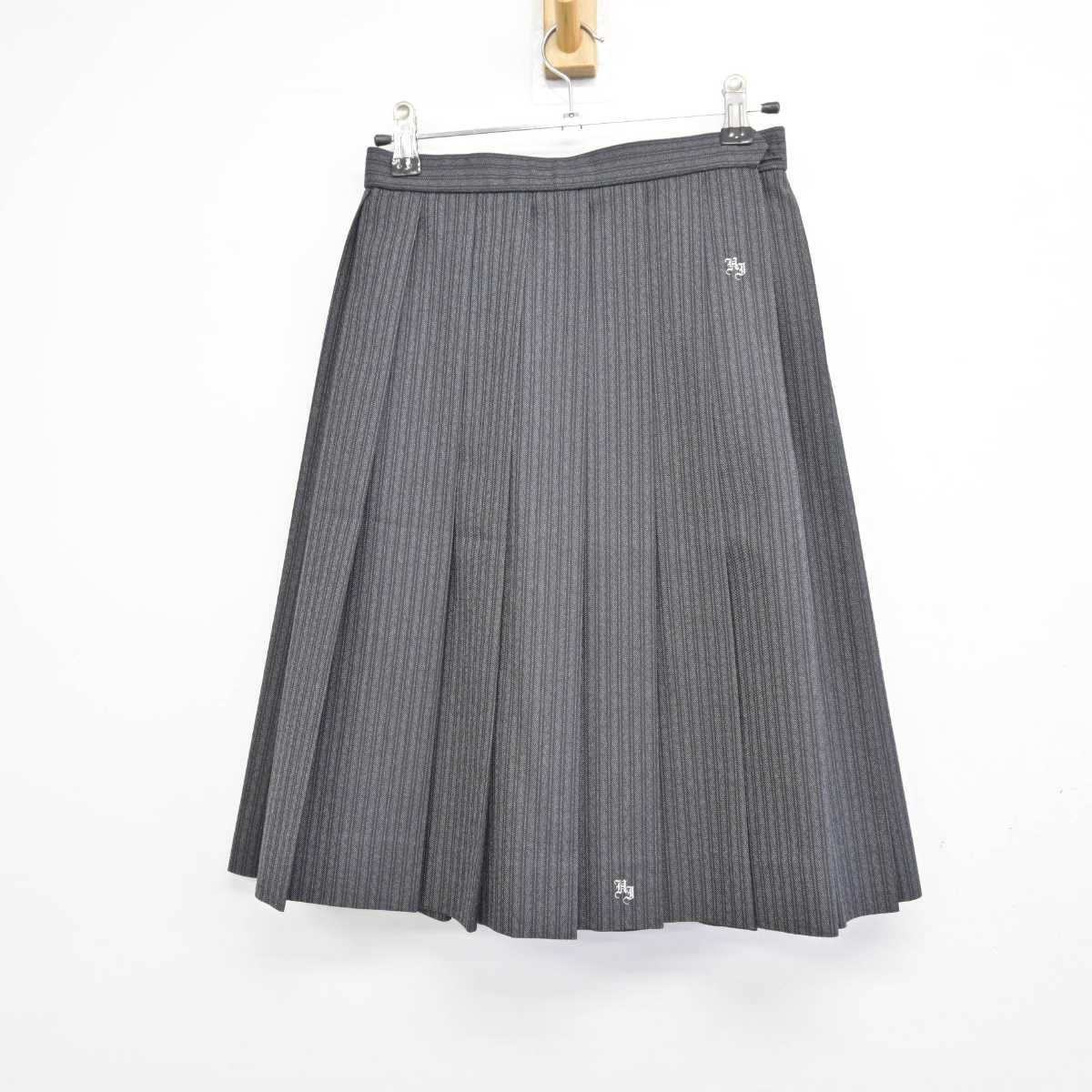 【中古】東京都 東久留米総合高等学校 女子制服 3点 (ブレザー・スカート) sf047163