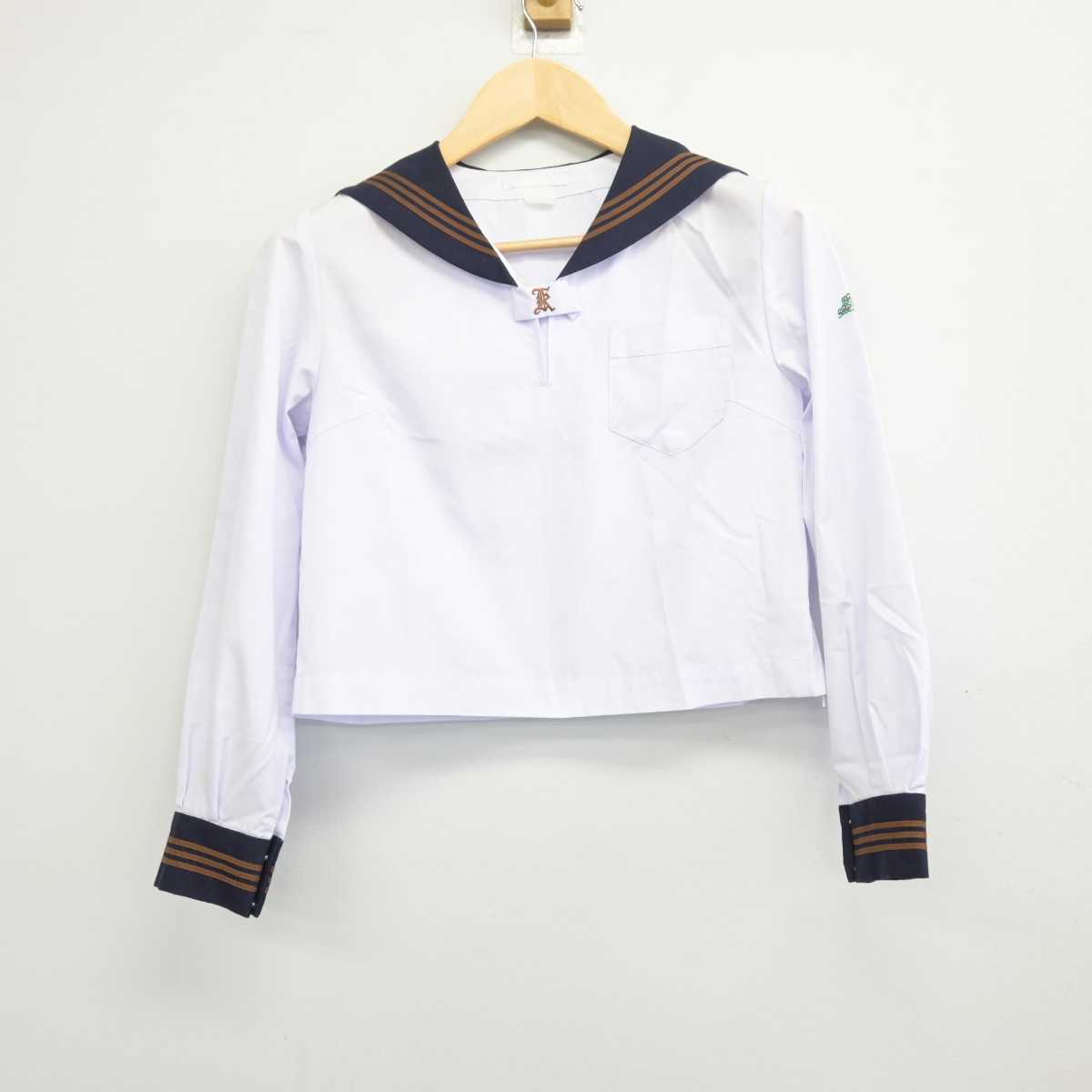 【中古】東京都 関東国際高等学校 女子制服 2点 (セーラー服) sf047175