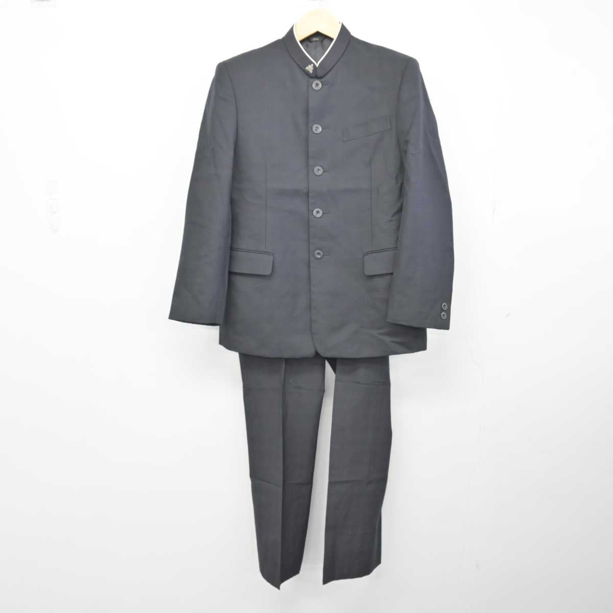 【中古】熊本県 菊池高等学校 男子制服 5点 (学ラン・シャツ・ズボン) sf047178