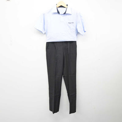 【中古】熊本県 菊池高等学校 男子制服 3点 (シャツ・ズボン) sf047179