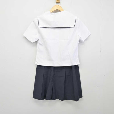 【中古】熊本県 熊本北高等学校 女子制服 2点 (セーラー服・スカート) sf047182