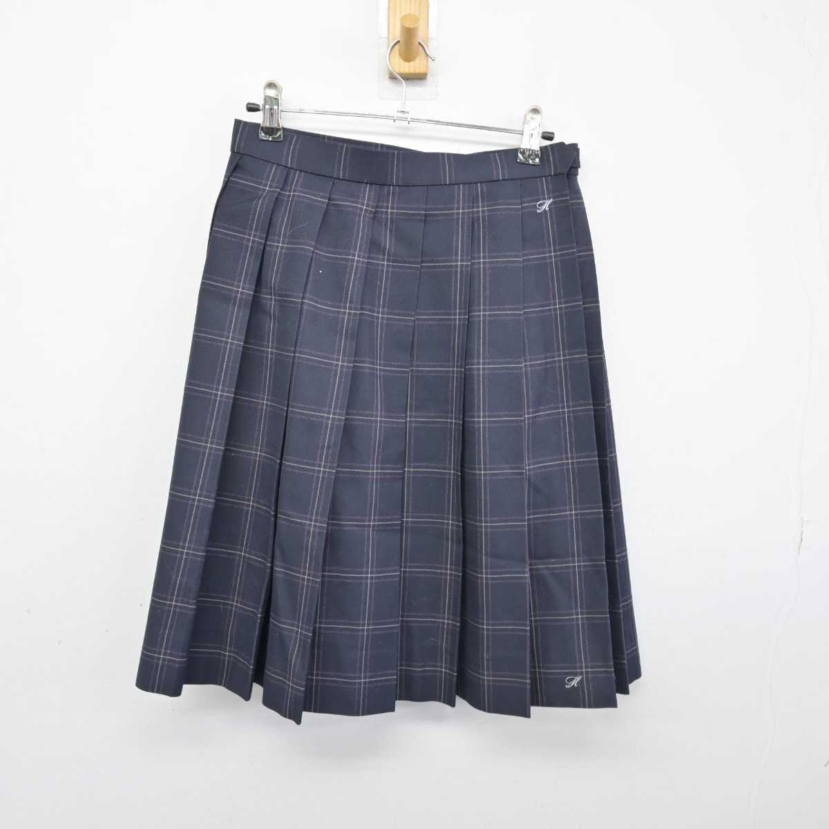 【中古】東京都 本所高等学校 女子制服 4点 (ブレザー・ニット・スカート) sf047189