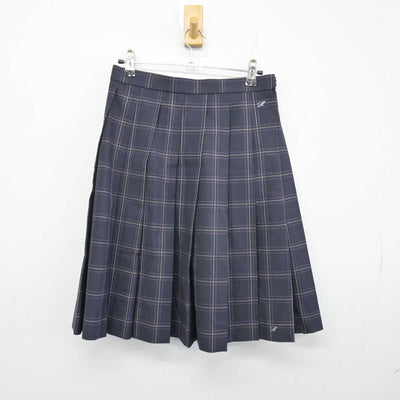 【中古】東京都 本所高等学校 女子制服 2点 (ニットベスト・スカート) sf047190