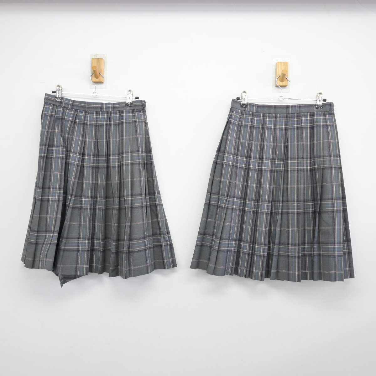 【中古】東京都 有明中学校 女子制服 4点 (ブレザー・スカート) sf047191