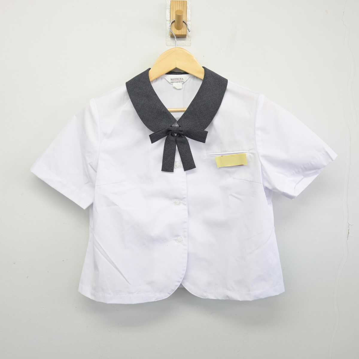 【中古】熊本県 日吉中学校 女子制服 3点 (シャツ・スカート) sf047219