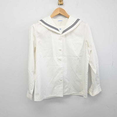 【中古】静岡県 磐田北高等学校 女子制服 2点 (ニットベスト・セーラー服) sf047227