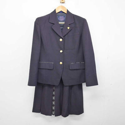 【中古】奈良県 奈良育英中学校・高等学校 女子制服 3点 (ブレザー・スカート) sf047233