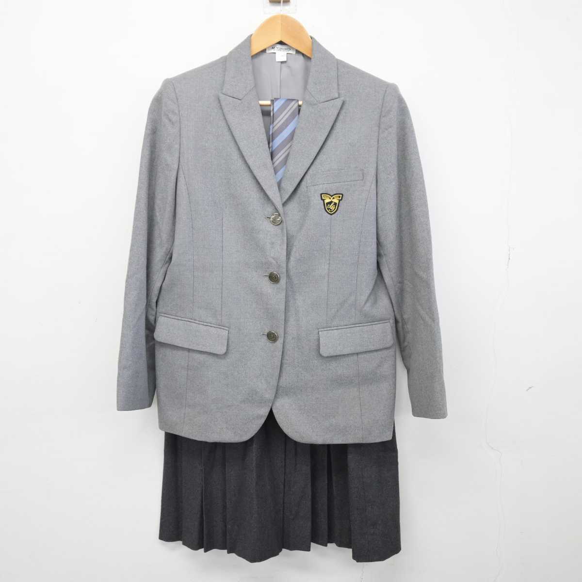 【中古】東京都 淑徳高等学校 女子制服 4点 (ブレザー・ニット・スカート) sf047245