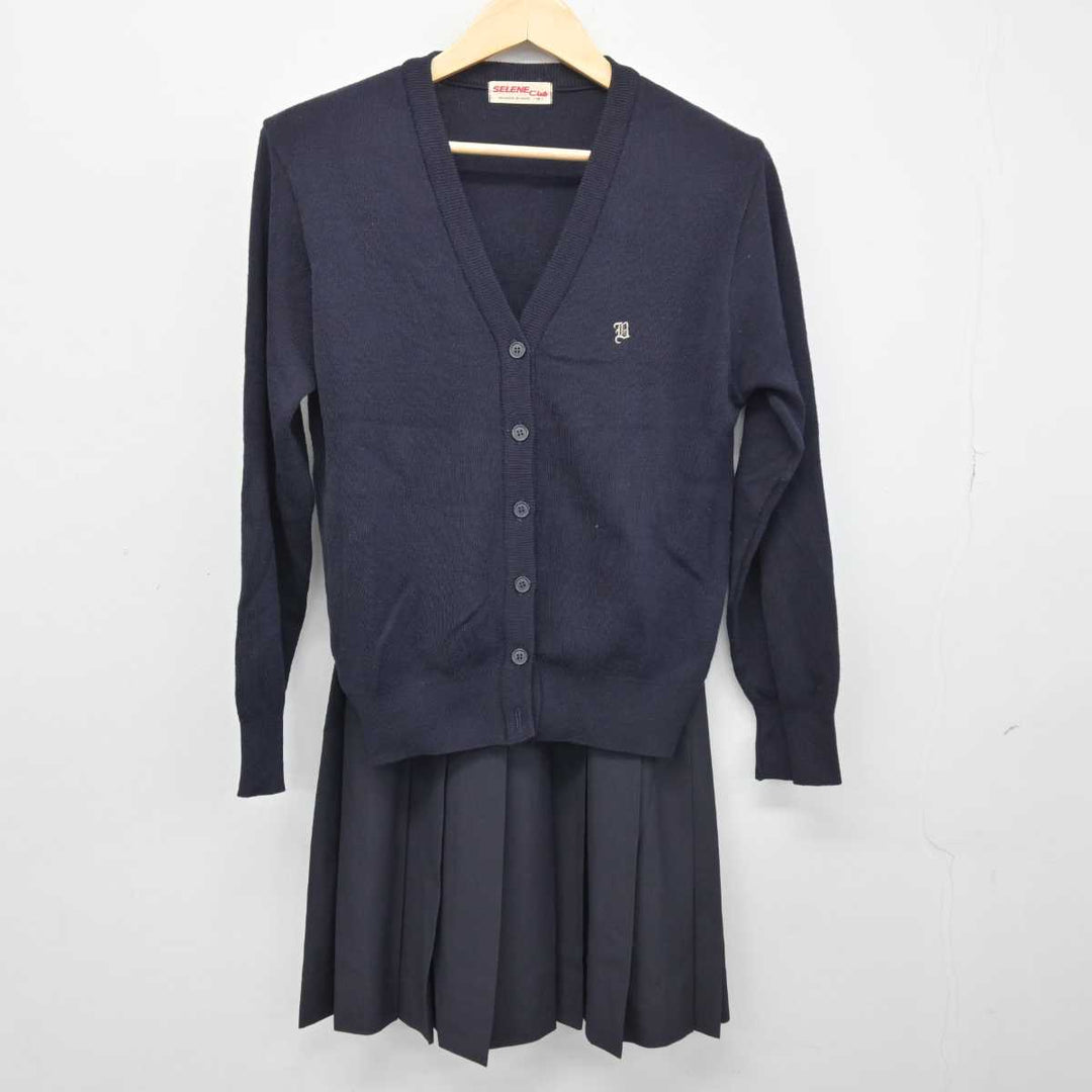 【中古】新潟県 万代高等学校 女子制服 2点 (ニット・スカート) sf047251 | 中古制服通販パレイド