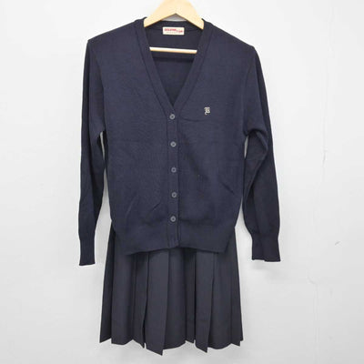 【中古】新潟県 万代高等学校 女子制服 2点 (ニット・スカート) sf047251