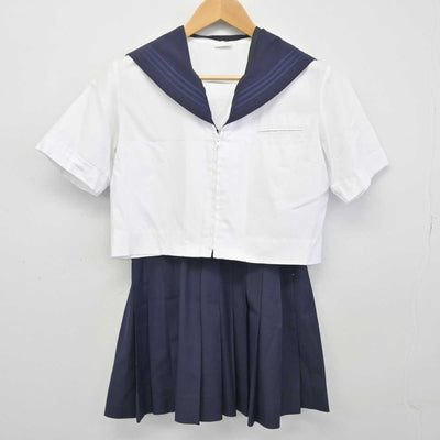 【中古】千葉県 柏南高等学校 女子制服 3点 (セーラー服・スカート) sf047259