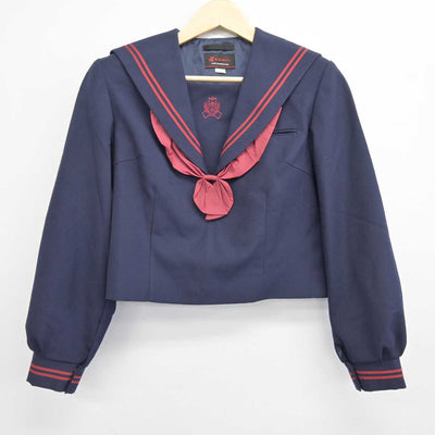 【中古】千葉県 東京学館浦安高等学校 女子制服 3点 (セーラー服・スカート) sf047274