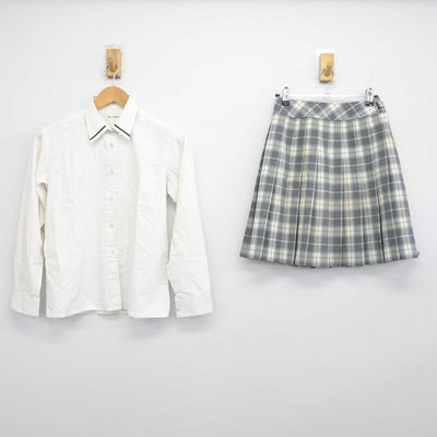 【中古】千葉県 東京学館浦安高等学校 女子制服 3点 (シャツ・スカート) sf047280