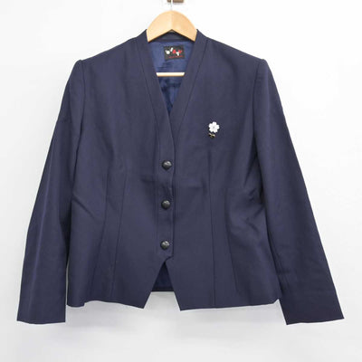 【中古】東京都 跡見学園高等学校 女子制服 4点 (ブレザー・ジャンパースカート) sf047288