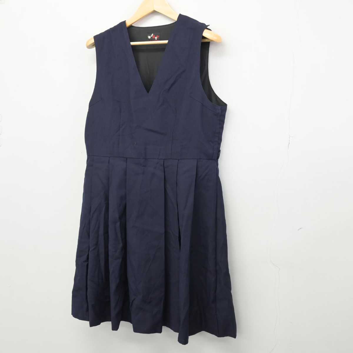 【中古】東京都 跡見学園高等学校 女子制服 1点 (ジャンパースカート) sf047289