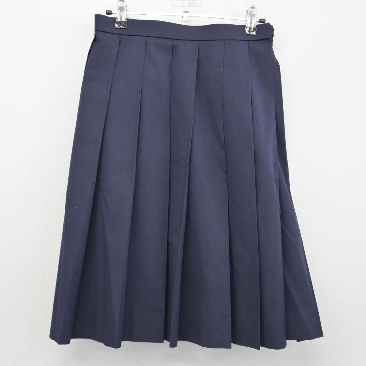 【中古】愛知県 名古屋商業高等学校 女子制服 3点 (シャツ・ニット・スカート) sf047291