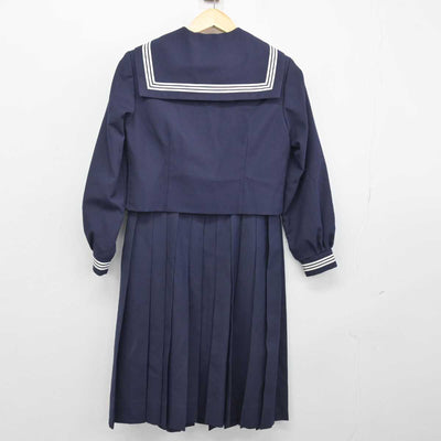 【中古】千葉県 光ケ丘中学校 女子制服 3点 (セーラー服・ジャンパースカート) sf047300