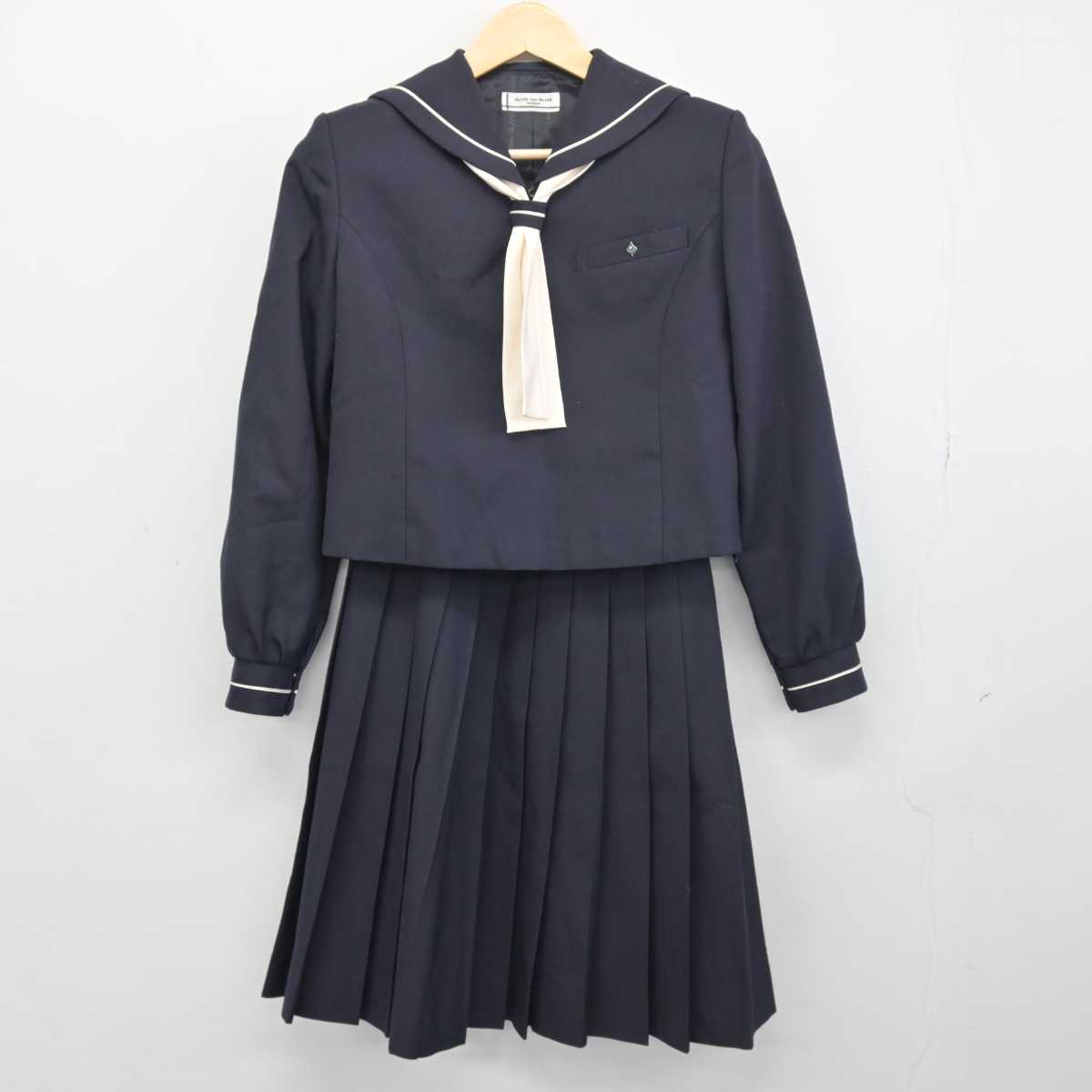 【中古】愛知県 修文女子高等学校 女子制服 4点 (セーラー服・スカート) sf047303