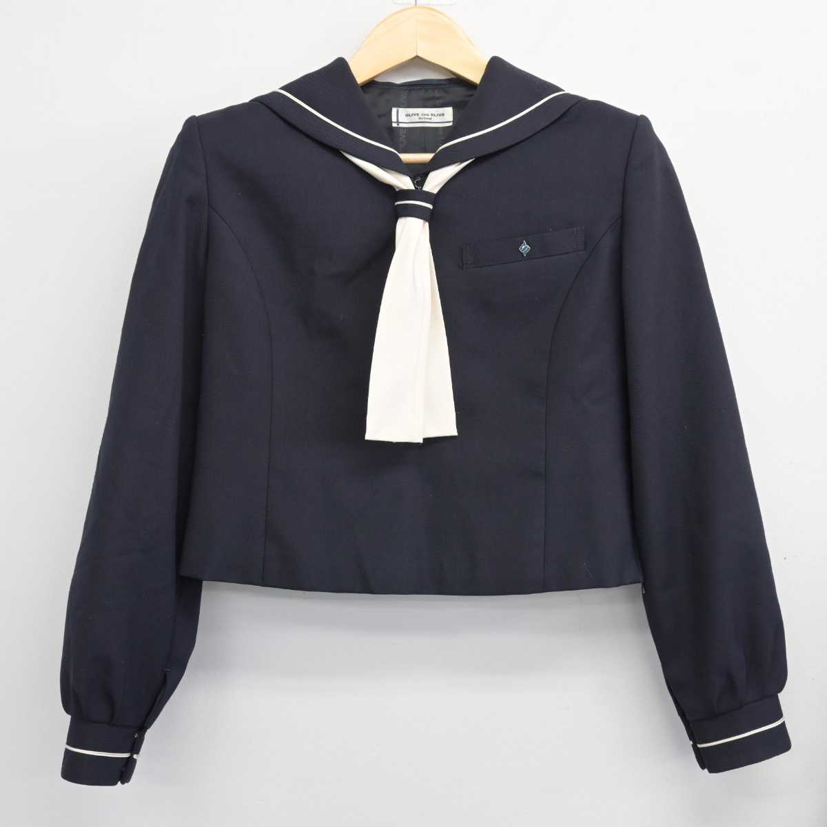 【中古】愛知県 修文女子高等学校 女子制服 4点 (セーラー服・スカート) sf047303