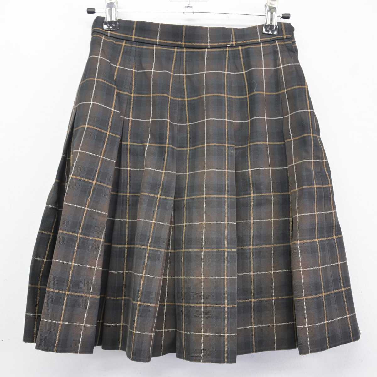 【中古】福岡県 九州産業大学付属九州高等学校 女子制服 3点 (ニット・スカート) sf047313