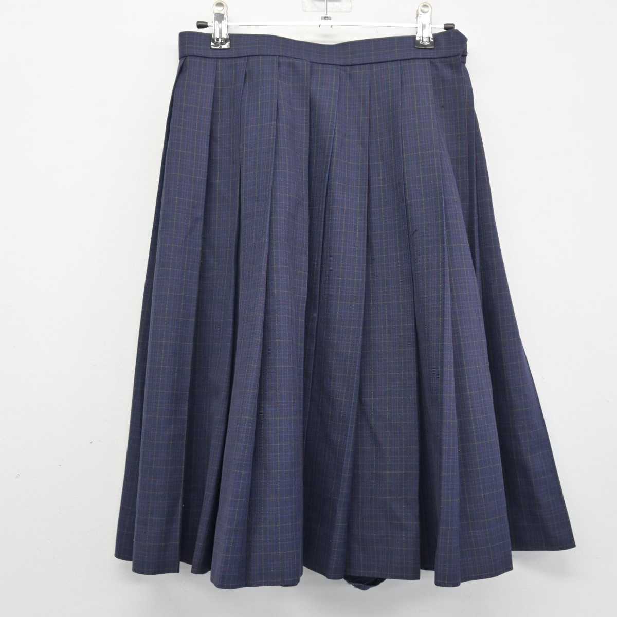 【中古】山口県 下松中学校 女子制服 3点 (ブレザー・スカート) sf047327