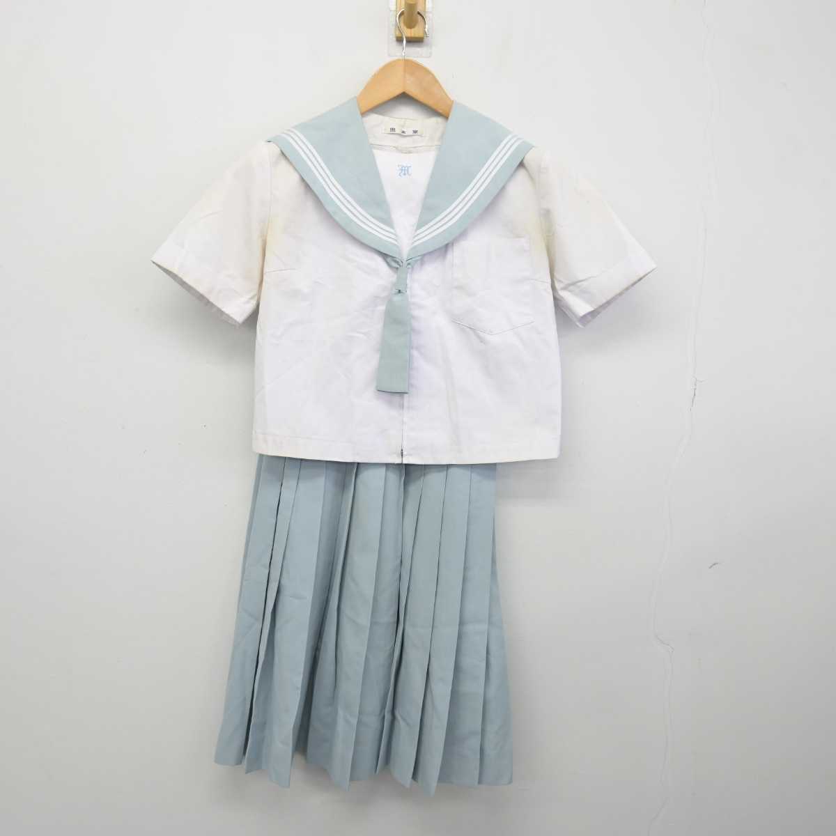 【中古】大分県 南大分中学校 女子制服 2点 (セーラー服・スカート) sf047338