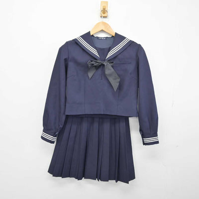 【中古】埼玉県 松山女子高等学校 女子制服 3点 (セーラー服・スカート) sf047349