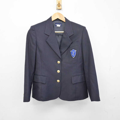 【中古】山形県 天童高等学校 女子制服 3点 (ブレザー・スカート) sf047354