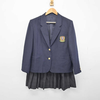 【中古】東京都 紅葉川高等学校 女子制服 3点 (ブレザー・ベスト・スカート) sf047356