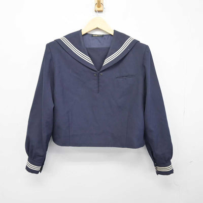 【中古】東京都 葛西第二中学校 女子制服 2点 (セーラー服・ジャンパースカート) sf047357