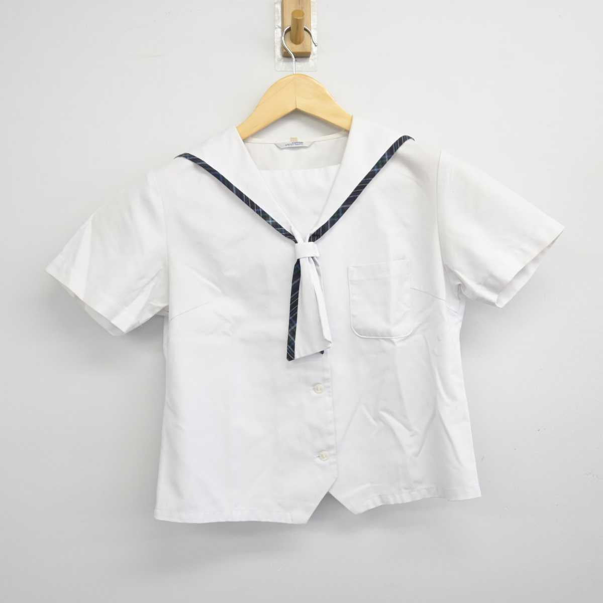 【中古】愛媛県 津田中学校 女子制服 2点 (セーラー服) sf047361