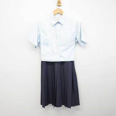 【中古】滋賀県 河瀬高等学校 女子制服 2点 (シャツ・スカート) sf047367