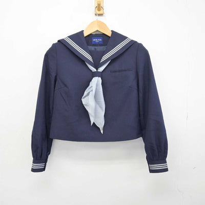 【中古】栃木県 黒磯北中学校 女子制服 4点 (セーラー服・スカート) sf047376