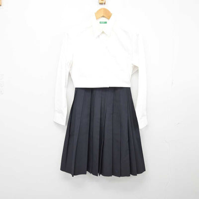 【中古】京都府 京都文教高等学校 女子制服 2点 (シャツ・スカート) sf047396