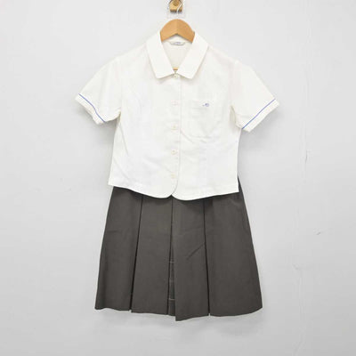 【中古】京都府 ノートルダム女学院中学高等学校 女子制服 2点 (シャツ・スカート) sf047399