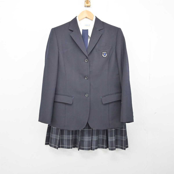 中古】香川県 香川高等専門学校 女子制服 4点 (ブレザー・シャツ