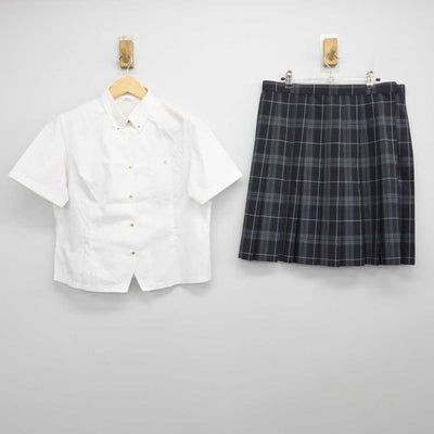 【中古】香川県 香川高等専門学校 女子制服 2点 (シャツ・スカート) sf047403