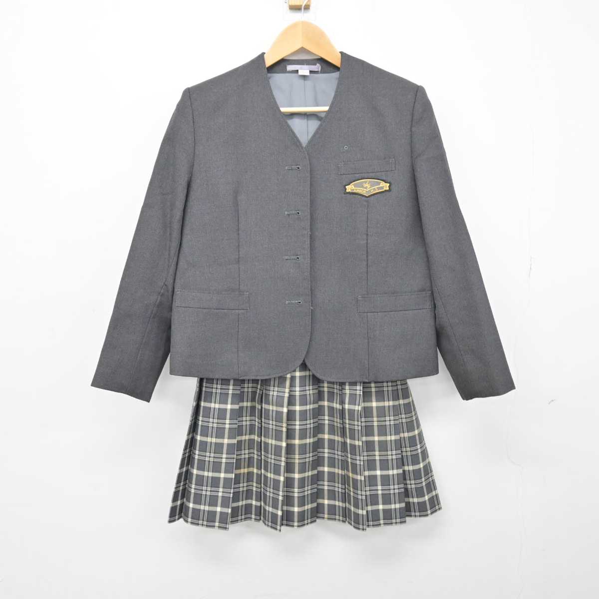 【中古】千葉県 昭和学院中学校 女子制服 3点 (ブレザー・スカート) sf047418