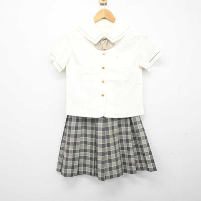 【中古】千葉県 昭和学院中学校 女子制服 4点 (シャツ・スカート) sf047419