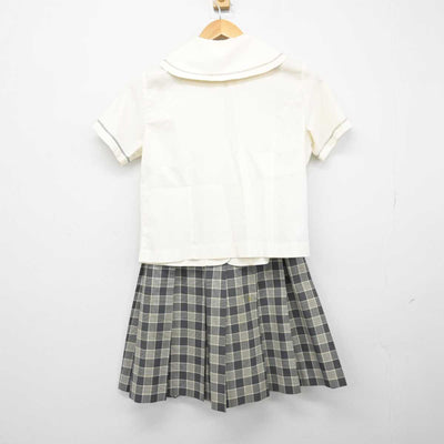 【中古】千葉県 昭和学院中学校 女子制服 4点 (シャツ・スカート) sf047419