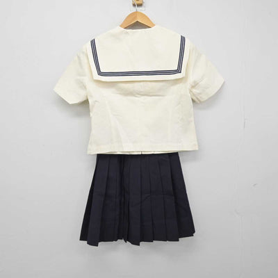 【中古】福岡県 博多女子高等学校 女子制服 3点 (セーラー服・スカート) sf047428