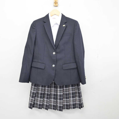 【中古】神奈川県 鶴見総合高等学校 女子制服 4点 (ブレザー・シャツ・スカート) sf047457