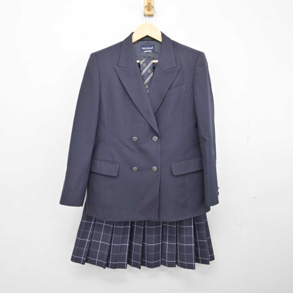 【中古】東京都 駒込中学校・高等学校 女子制服 3点 (ブレザー・スカート) sf047466