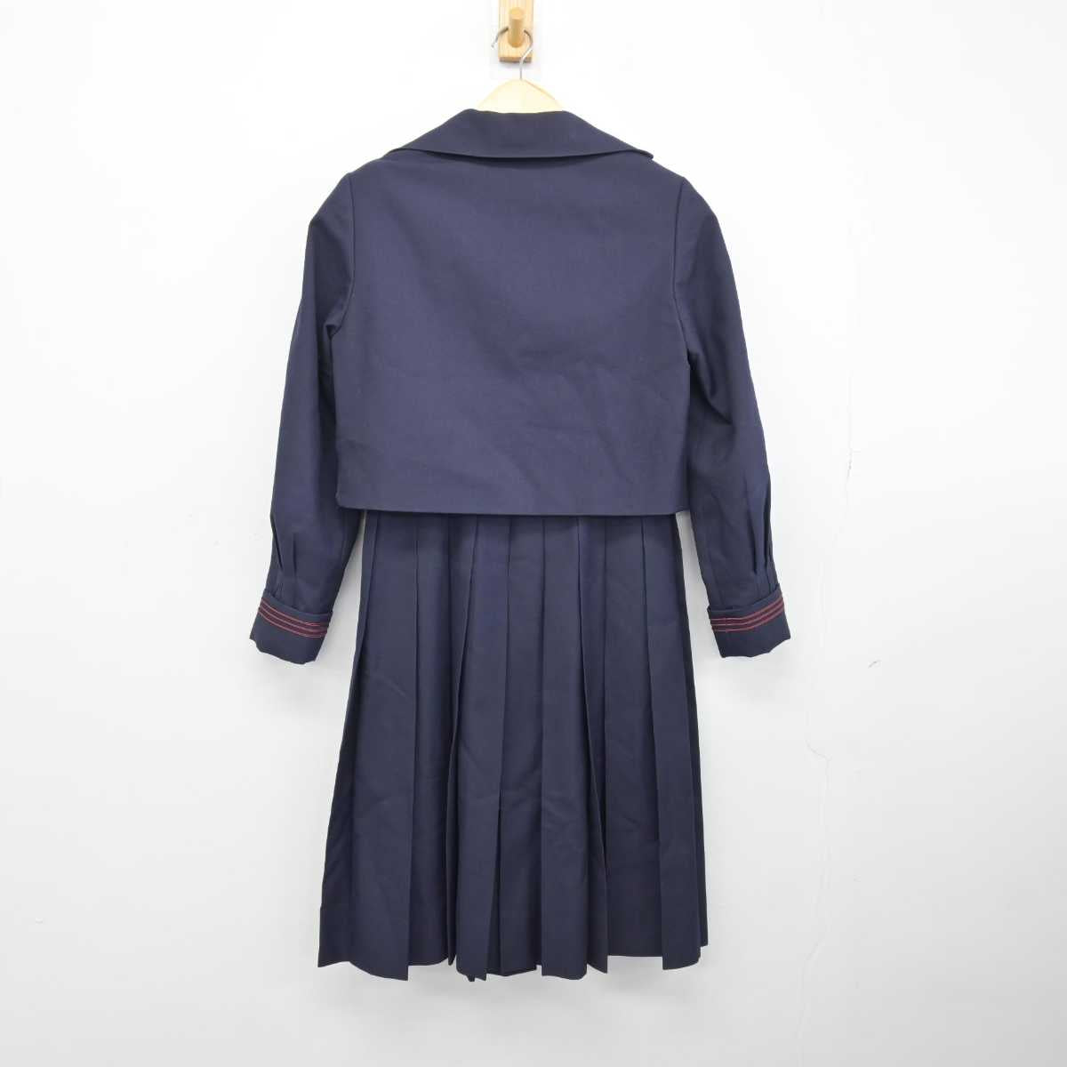 【中古】熊本県 ルーテル学院中学・高等学校 女子制服 4点 (セーラー服・ジャンパースカート) sf047468